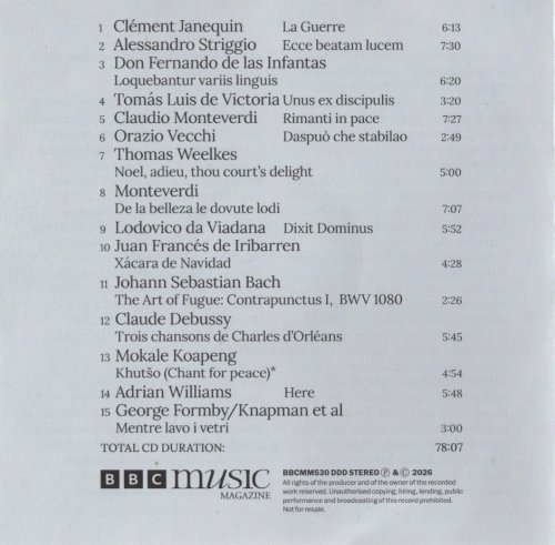 I Fagiolini, Robert Hollingworth - BBC Music Magazine September 2026 (vol.34 no.12) (2026)