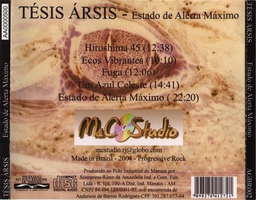 Tesis Arsis - Estado De Alerta Maximo (2005)