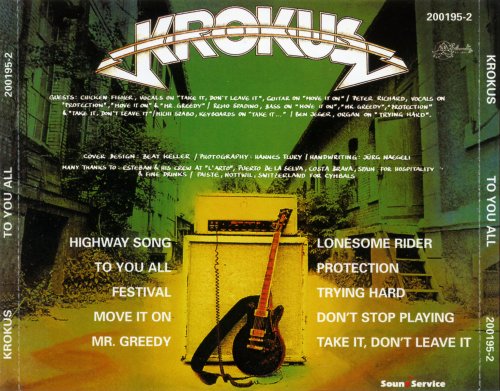 Krokus - To You All (1977) [2001]