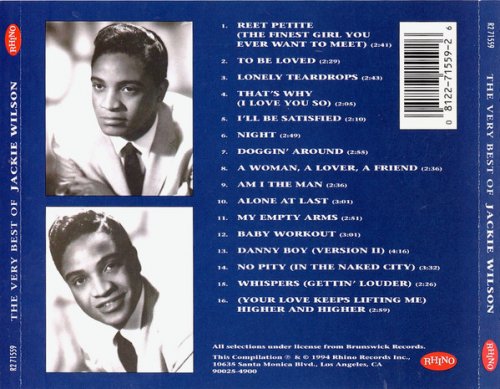 Jackie Wilson - The Very Best Of Jackie Wilson (1994)