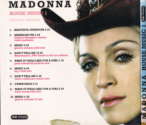 Madonna - House Music 1 (Official Remixes) (2004)