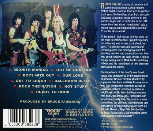 Krokus - The Blitz (1984) [2014 Rock Candy Remastered]