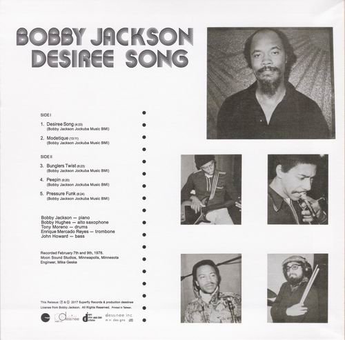 Bobby Jackson - Desiree Song (1978)