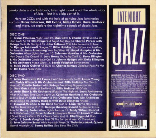 VA - Late Night Jazz - Essential Jazz For A Midnight Mood (2014)