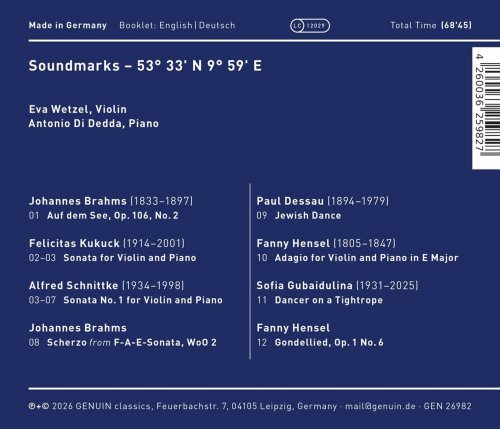 Eva Wetzel & Antonio Di Dedda - Soundmarks – 53° 33' N 9° 59' E (2026) [Hi-Res]