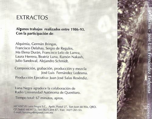 Jose Luis Fernandez Ledesma - Extractos (1997)