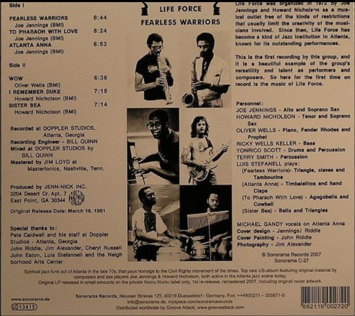 Life Force - Fearless Warriors (1981) [2007]