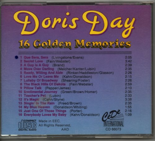 Doris Day - 16 Golden Memories (1989)