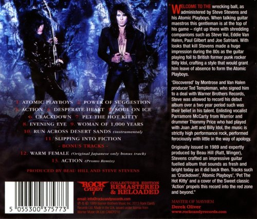 Steve Stevens - Atomic Playboys (1989) [2013 Rock Candy Remastered]