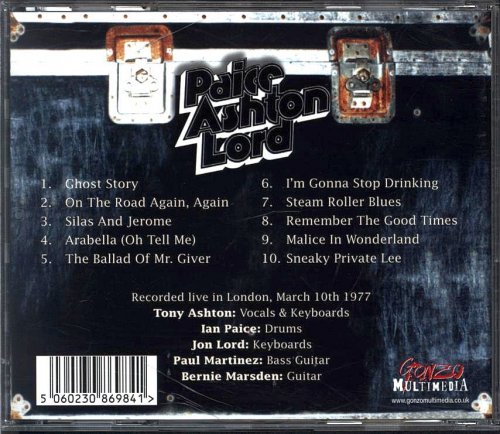 Paice Ashton Lord - Live 1977 (2019)