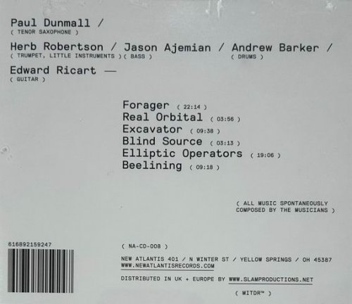 Edward Ricart Quartet + Paul Dunmall - Chamaeleon (2013)