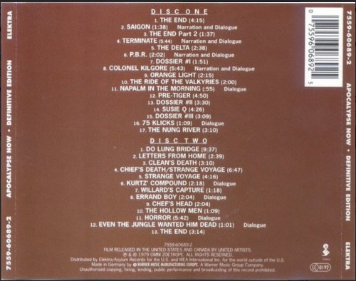 VA - Apocalypse Now (Original Motion Picture Soundtrack) (1979)