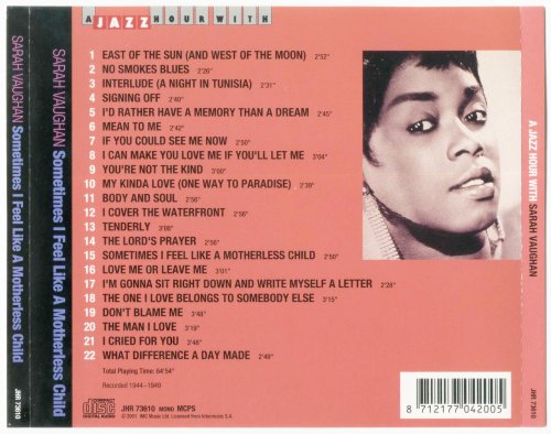 Sarah Vaughan - Sometimes I Feel Like A Motherless Child (2001)