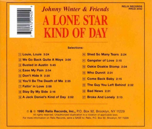 Johnny Winter - A Lone Star Kind Of Day (1990) DOWNLOAD on ISRABOX