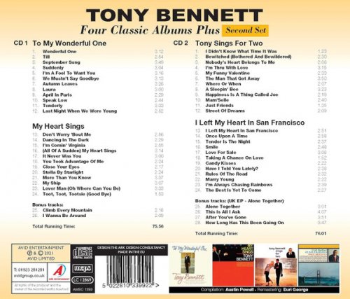 Tony Bennett - Four Classic Albums Plus - Second Set (2021)
