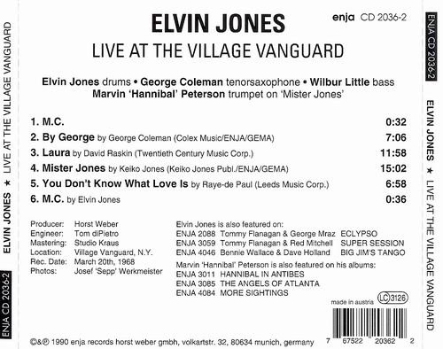 Elvin Jones - Live At The Village Vanguard (1974) CD Rip