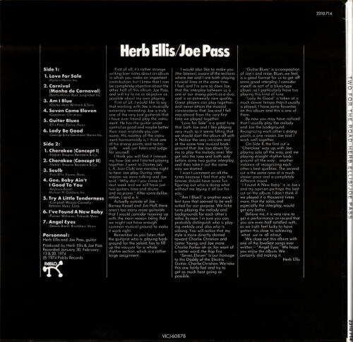 Herb Ellis & Joe Pass - Two for the Road (1974) [2002]