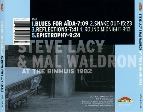 Steve Lacy & Mal Waldron - At the Bimhuis 1982 (2006)