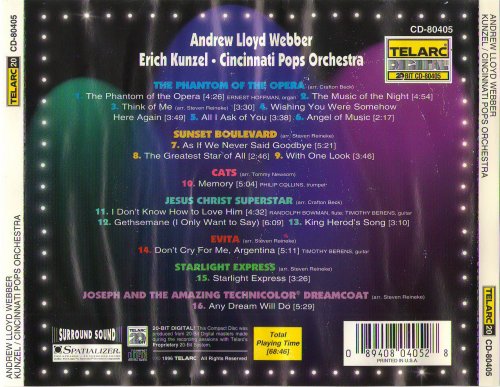 Erich Kunzel - Andrew Lloyd Webber: Selections From The Musicals (1996)