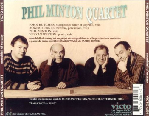 Phil Minton Quartet - Mouthfull Of Ecstasy (1996)
