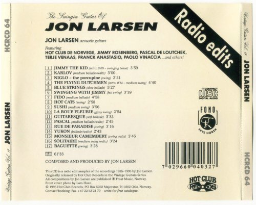 Jon Larsen - The Swinging Guitar Of Jon Larsen (1995)