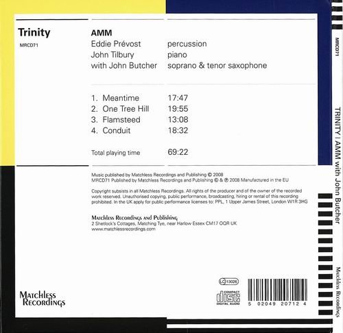 AMM with John Butcher - Trinity (2008)